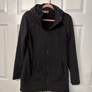 Athleta Black Hooded Jacket
